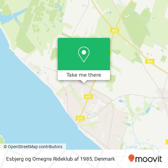 Esbjerg og Omegns Rideklub af 1985 map