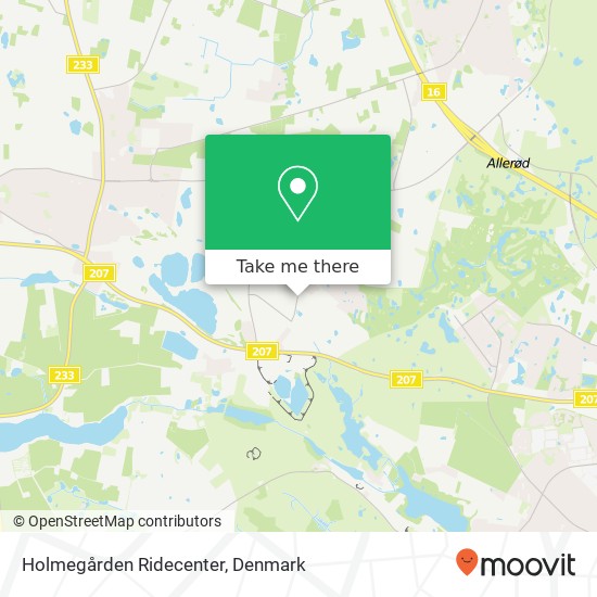 Holmegården Ridecenter map