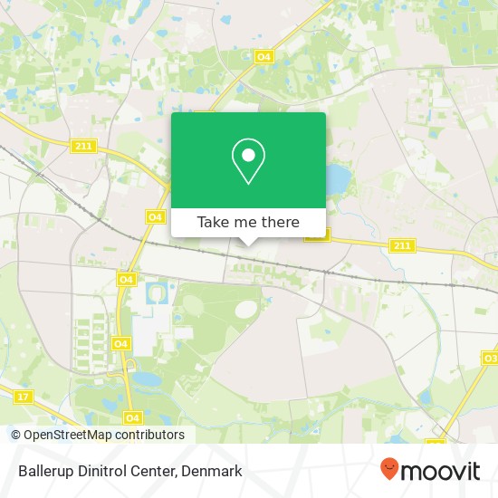 Ballerup Dinitrol Center map