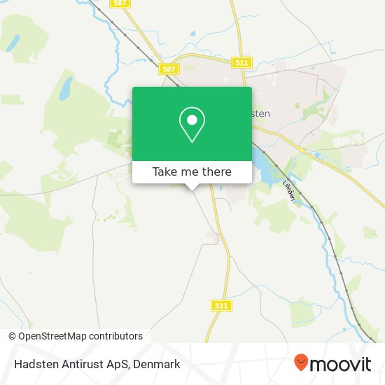 Hadsten Antirust ApS map
