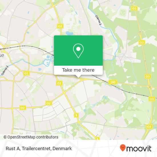 Rust A, Trailercentret map