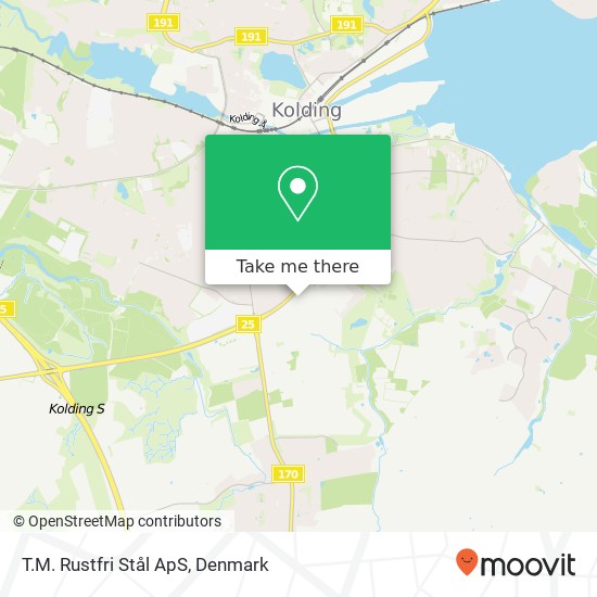 T.M. Rustfri Stål ApS map