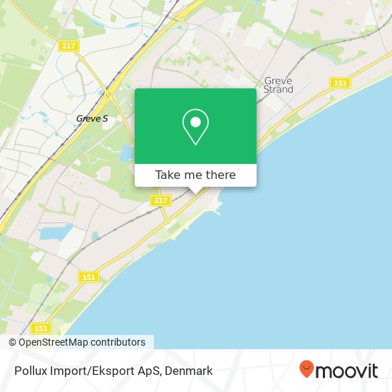 Pollux Import/Eksport ApS map