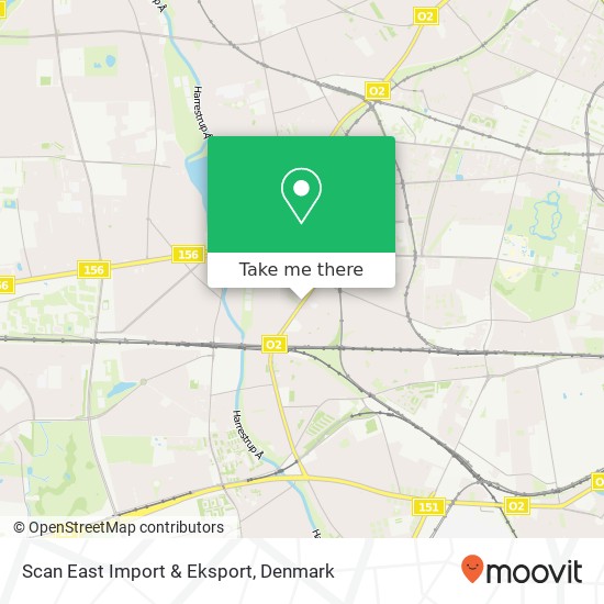 Scan East Import & Eksport map