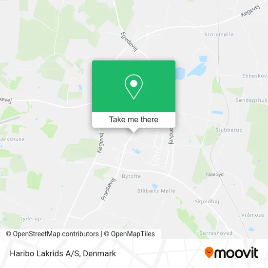 Haribo Lakrids A/S map