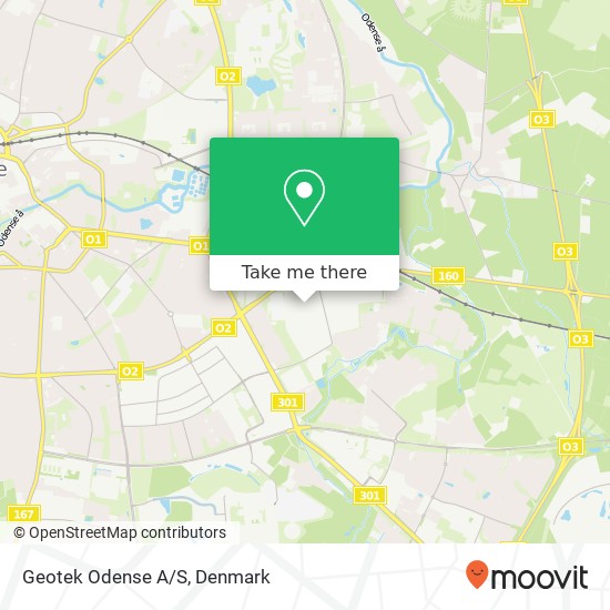 Geotek Odense A/S map