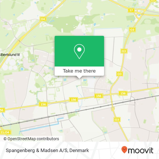 Spangenberg & Madsen A/S map