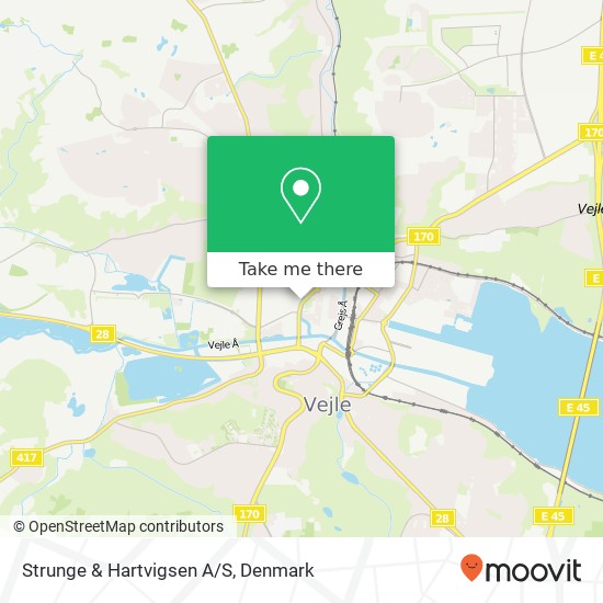 Strunge & Hartvigsen A/S map