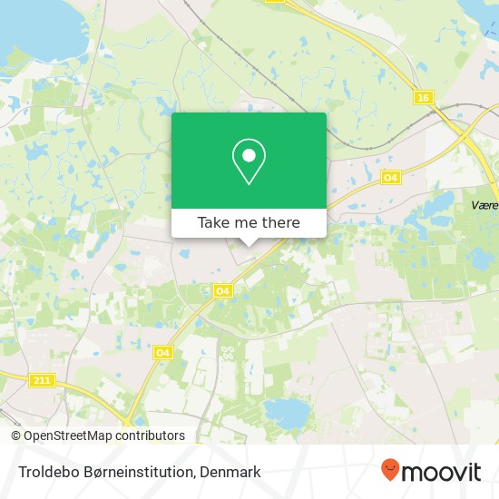 Troldebo Børneinstitution map