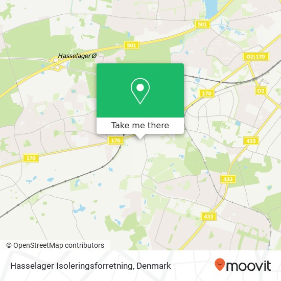 Hasselager Isoleringsforretning map