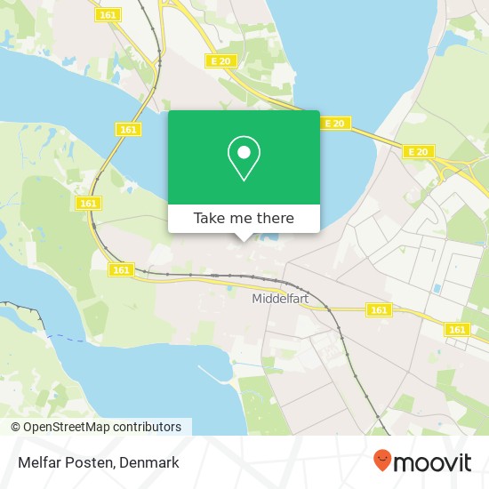 Melfar Posten map