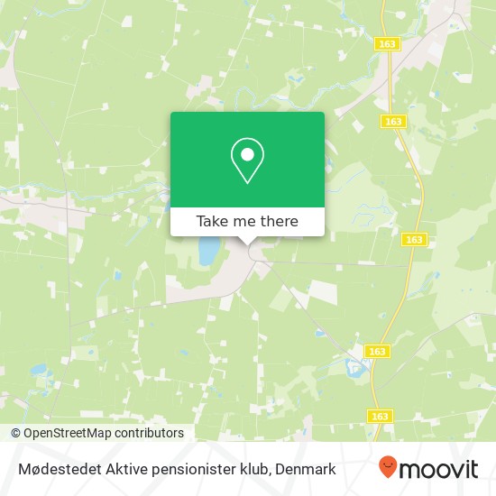 Mødestedet Aktive pensionister klub map