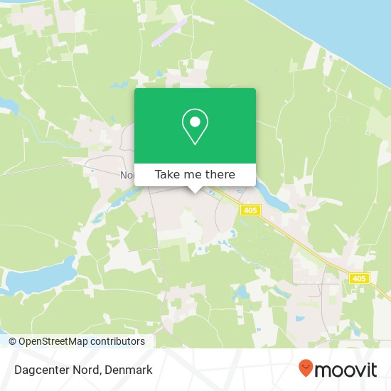 Dagcenter Nord map