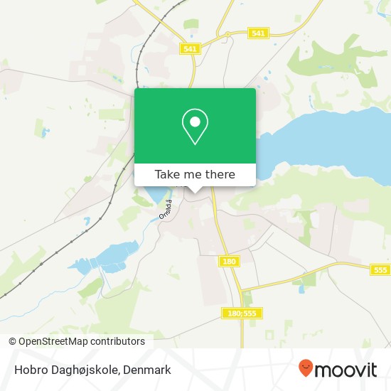 Hobro Daghøjskole map