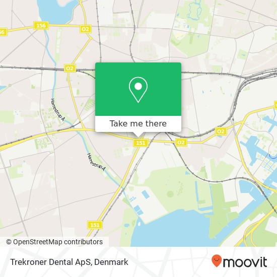 Trekroner Dental ApS map