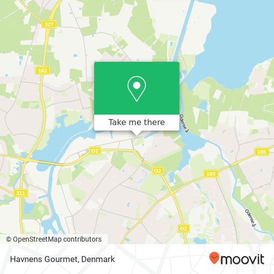 Havnens Gourmet map