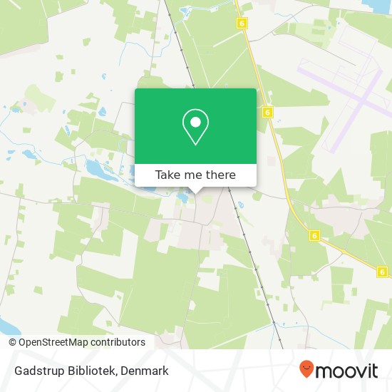 Gadstrup Bibliotek map