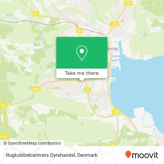 Rugkobbelcentrets Dyrehandel map