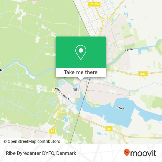 Ribe Dyrecenter DYFO map