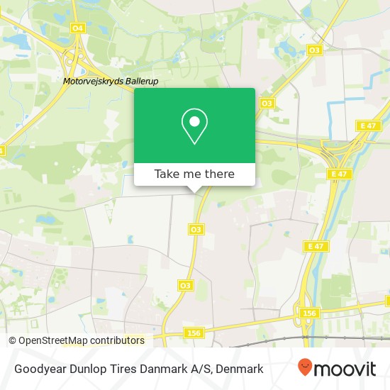 Goodyear Dunlop Tires Danmark A / S map