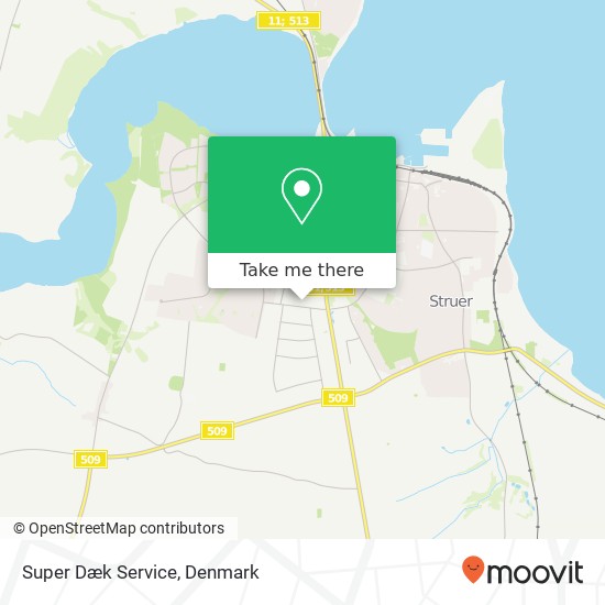 Super Dæk Service map