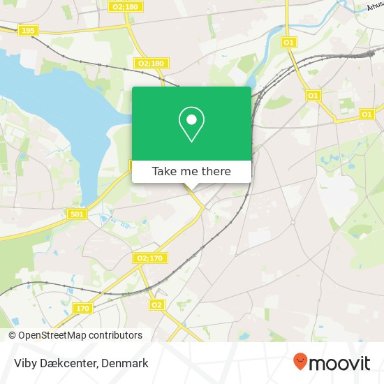 Viby Dækcenter map