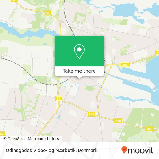 Odinsgades Video- og Nærbutik map
