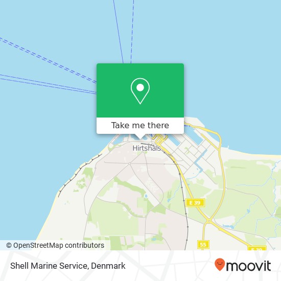 Shell Marine Service map