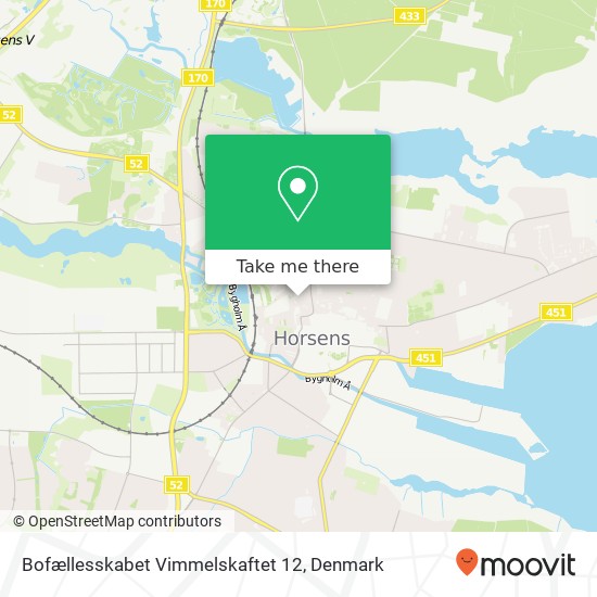 Bofællesskabet Vimmelskaftet 12 map