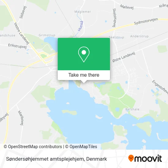 Søndersøhjemmet amtsplejehjem map