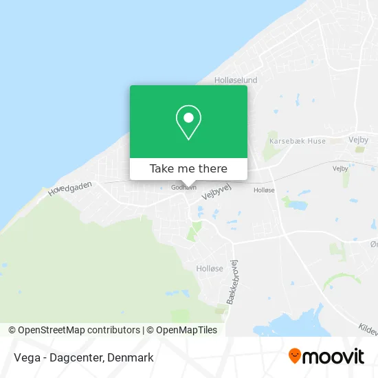 Vega - Dagcenter map