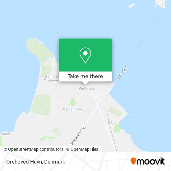 Orehoved Havn map