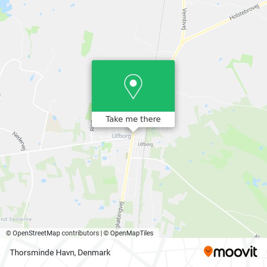 Thorsminde Havn map