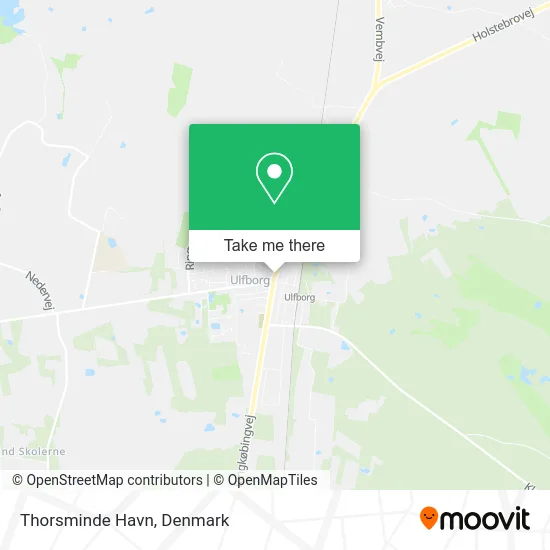 Thorsminde Havn map