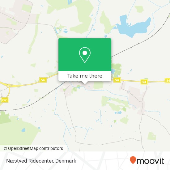 Næstved Ridecenter map