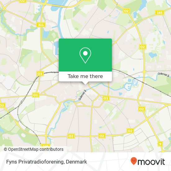 Fyns Privatradioforening map