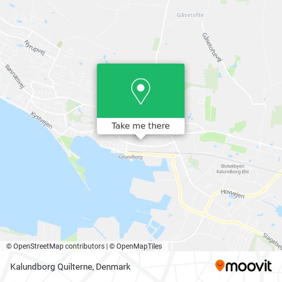 Kalundborg Quilterne map