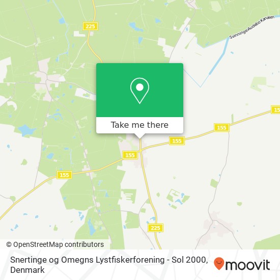 Snertinge og Omegns Lystfiskerforening - Sol 2000 map