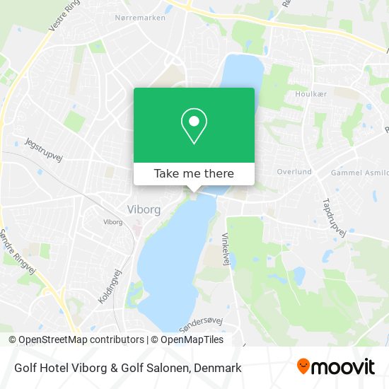 Golf Hotel Viborg & Golf Salonen map