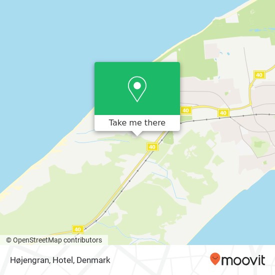 Højengran, Hotel map