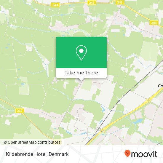 Kildebrønde Hotel map