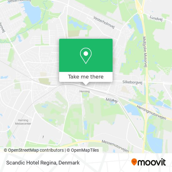 Scandic Hotel Regina map