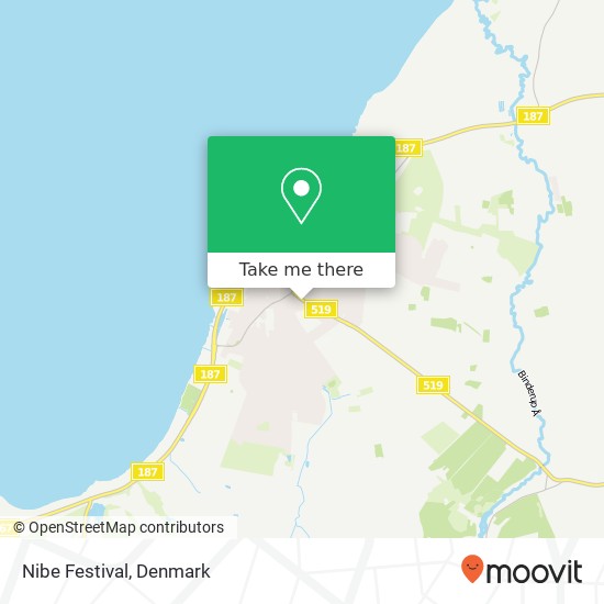 Nibe Festival map