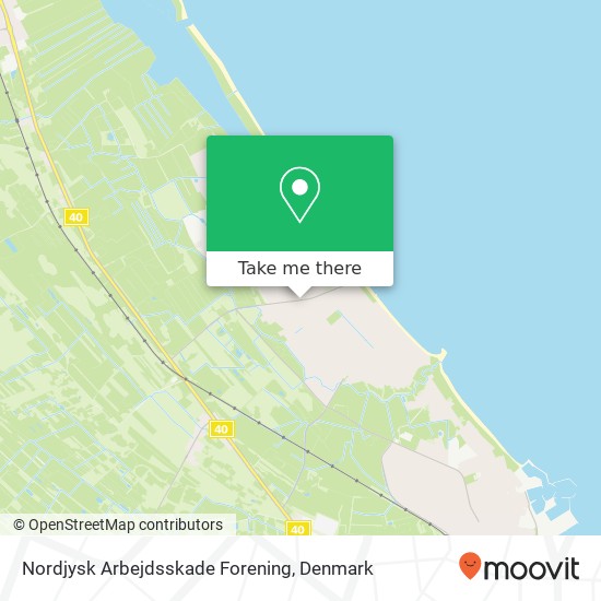 Nordjysk Arbejdsskade Forening map