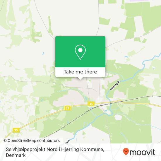 Selvhjælpsprojekt Nord i Hjørring Kommune map