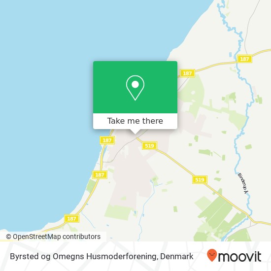 Byrsted og Omegns Husmoderforening map