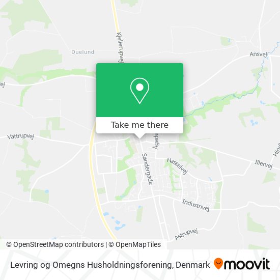 Levring og Omegns Husholdningsforening map