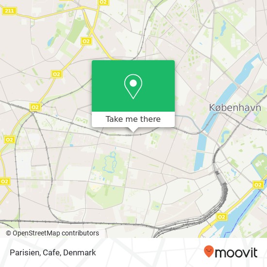 Parisien, Cafe map