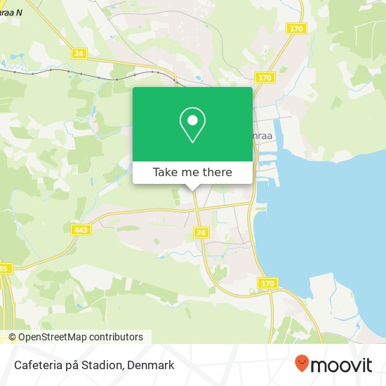 Cafeteria på Stadion map