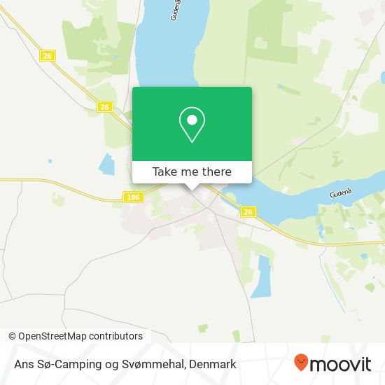 Ans Sø-Camping og Svømmehal map